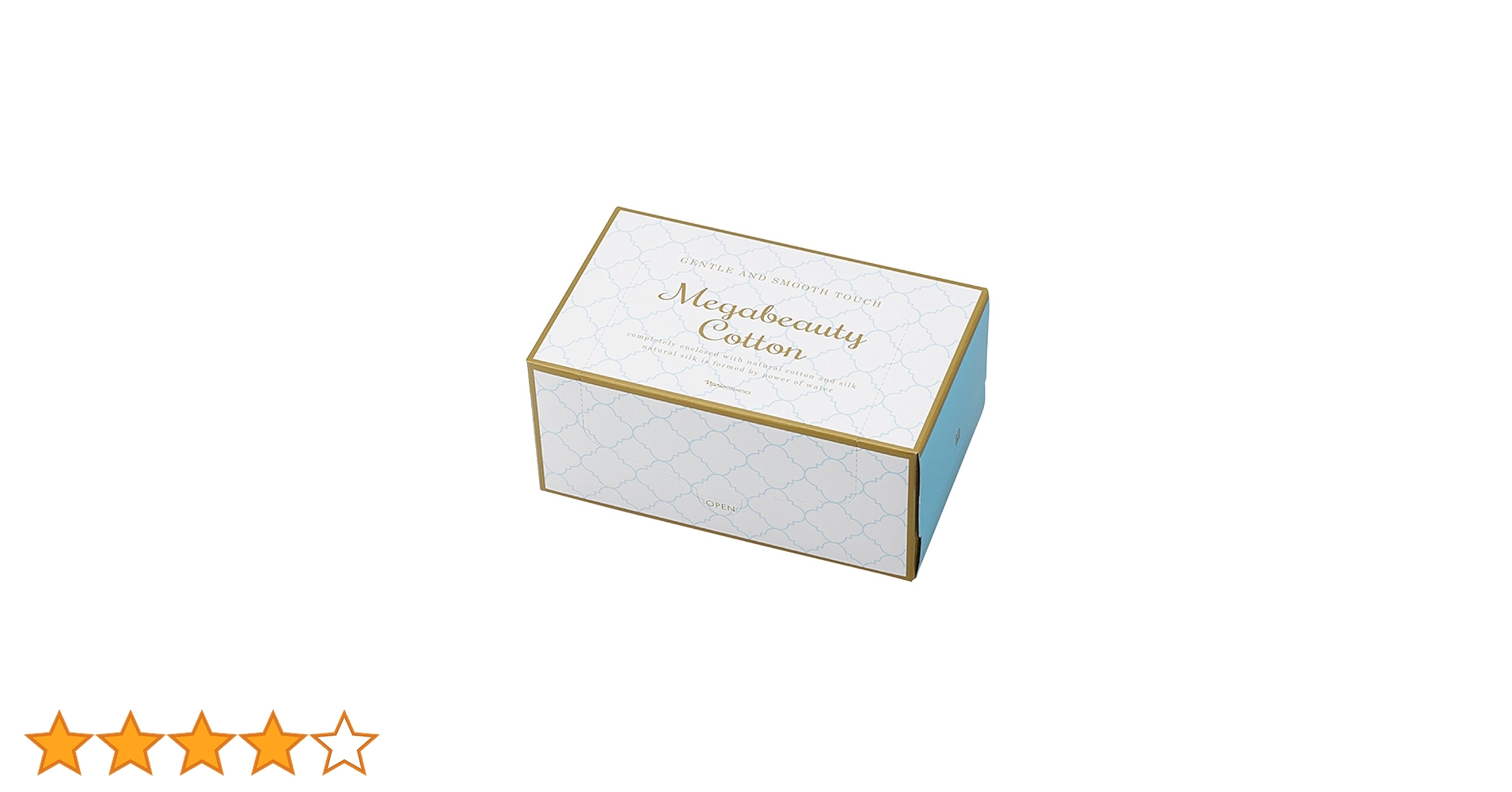 Amazon | メガビューティコットン 80枚入り | コットンパフ 通販